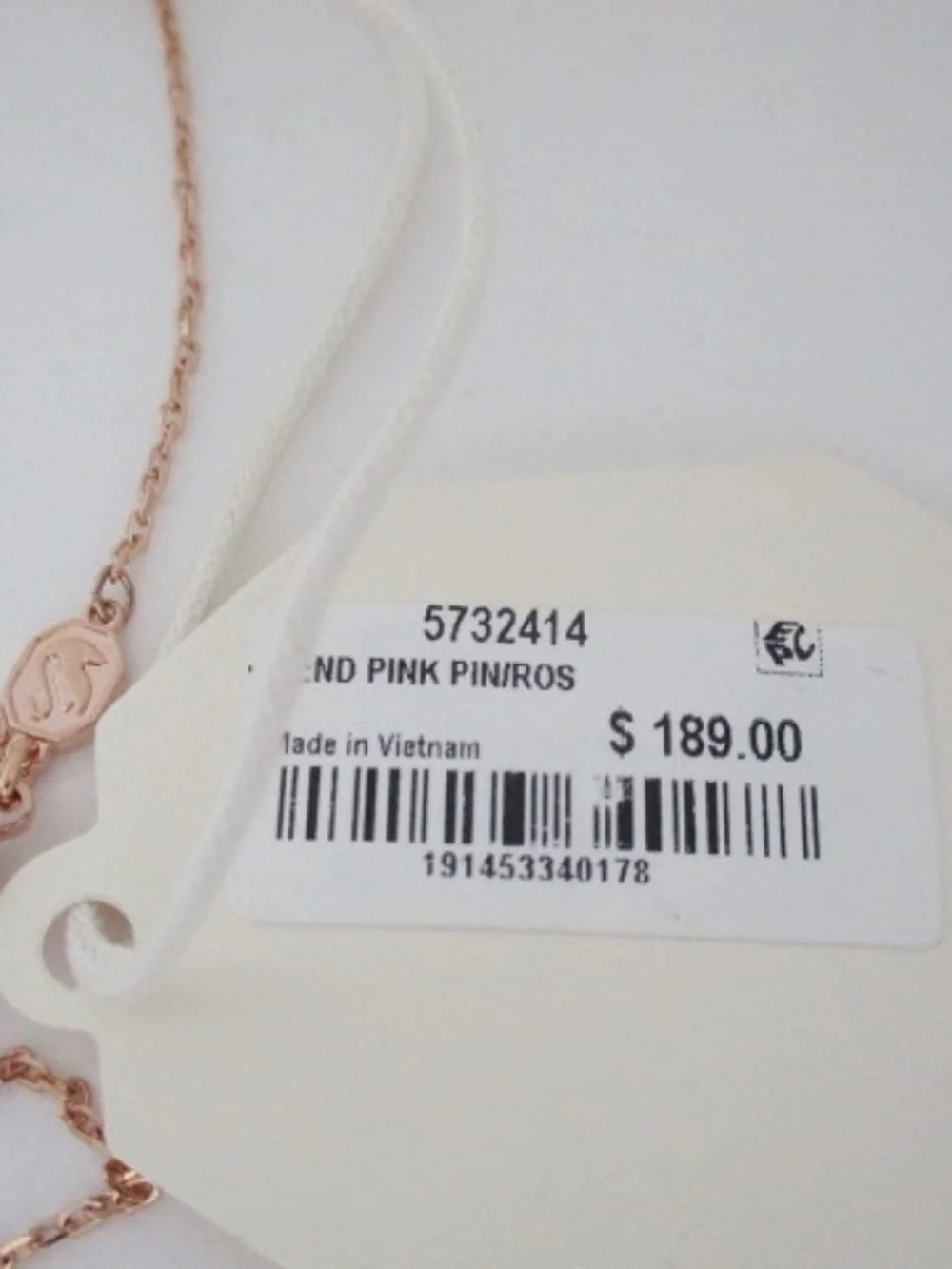 SWAROVSKI - Swan Pendant Mixed Cuts Swan Necklace - Picture 6 of 6